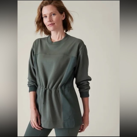 NWT Athleta Triumph Hybrid Crewneck Sweatshirt - Picture 13 of 13